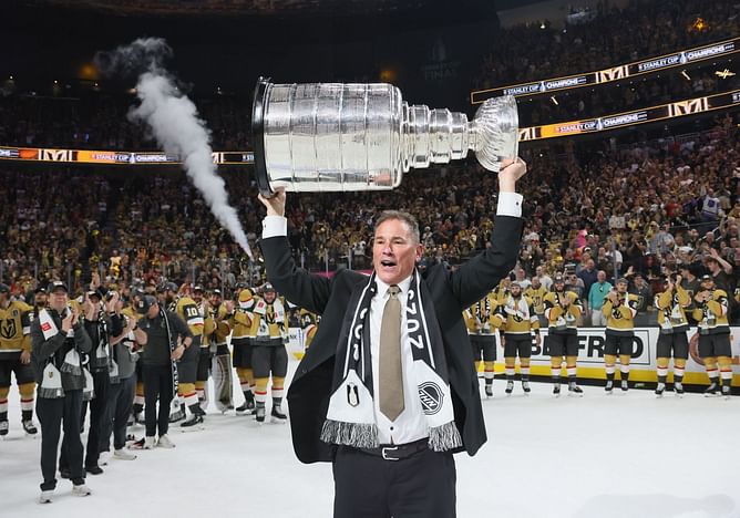 In Photos: Vegas Golden Knights HC Bruce Cassidy and family spotted celebrating with Stanley Cup as part of tour