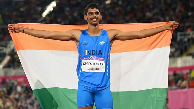 Murali Sreeshankar ranks 5th in World Athletics Rankings for Men's Long Jump