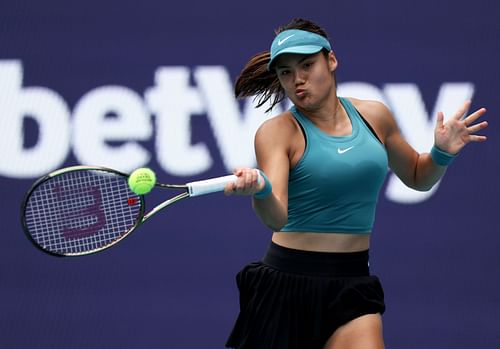 Emma Raducanu at the 2023 Miami Open - Day 4