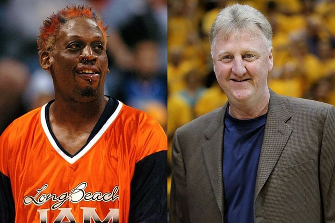 "Larry Bird is the truth" - Michael Jordan's biggest fan blasts Dennis Rodman for hating on Larry Bird