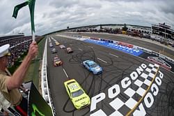 Which NASCAR driver and team has the most wins at Pocono?