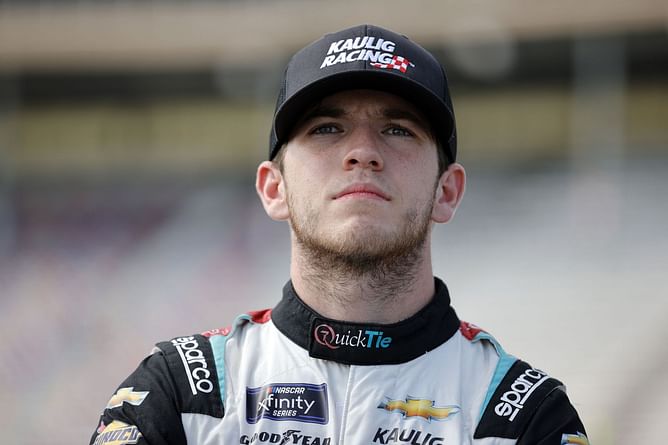 WATCH: Chandler Smith hitting the wall on purpose after losing his brakes