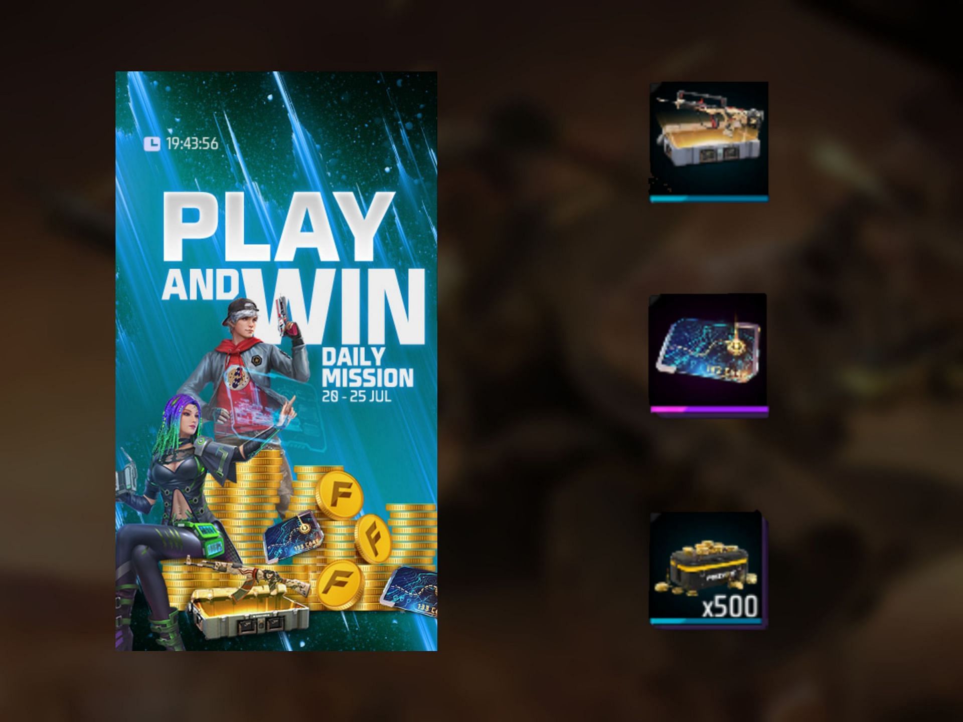 Garena adds new Play and Win event in Free Fire MAX (Image via Sportskeeda)