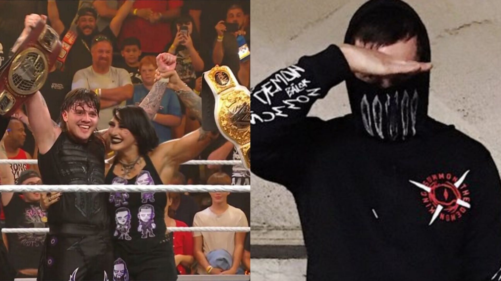 Dominik Mysterio won his first singles WWE title on NXT.