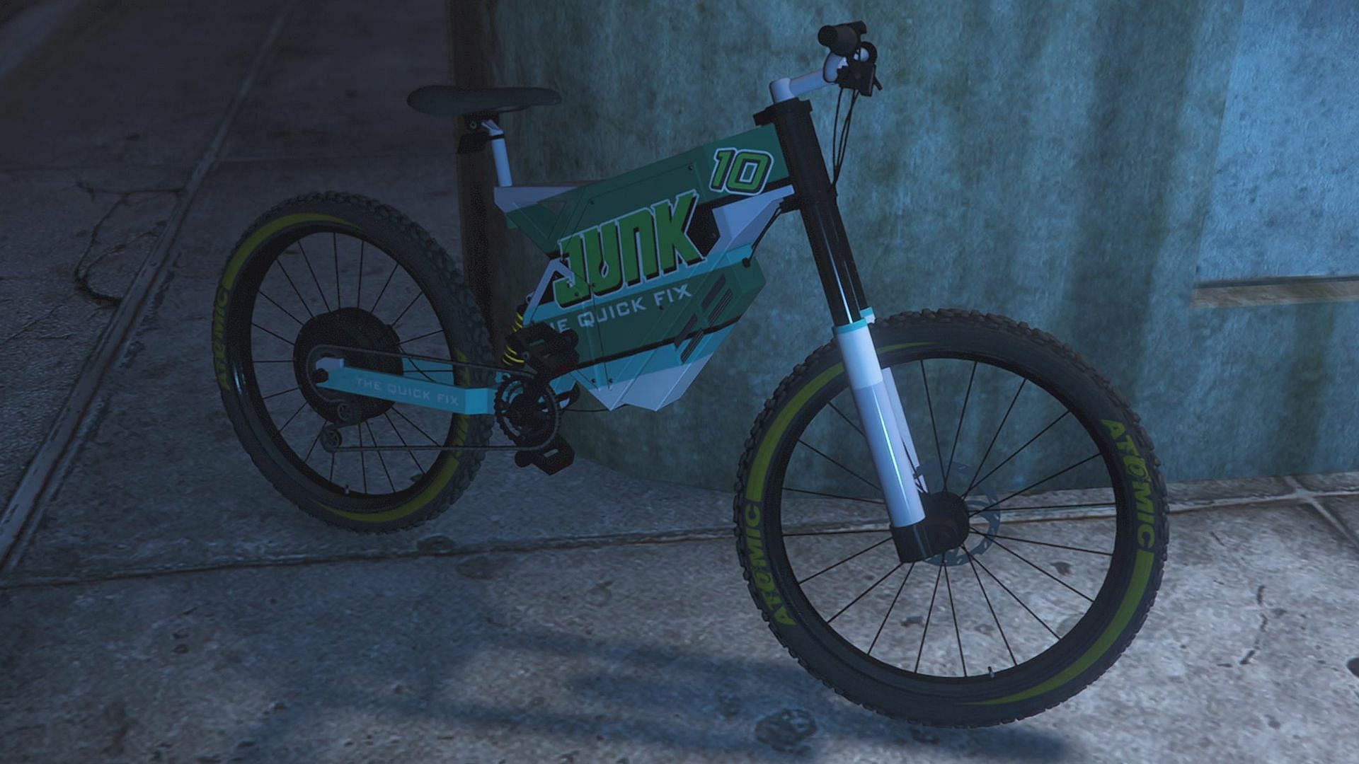 Players will ride an electric bicycle to complete this content (Image via Rockstar Games)