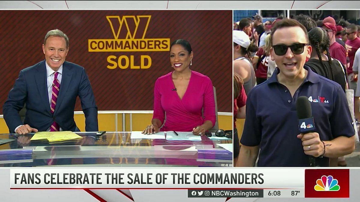 New Commanders owner Josh Harris buys beer for fans celebrating Dan  Snyder's sale of franchise