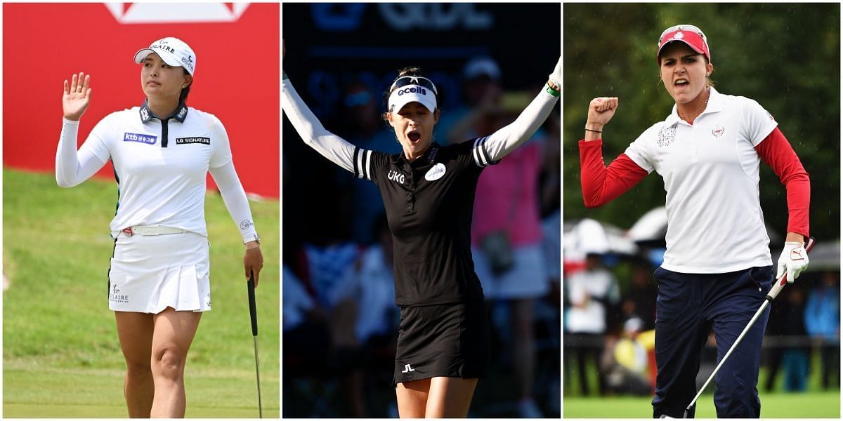 Jin Young Ko, Nelly Korda, Lexi Thompson (via Getty Images)