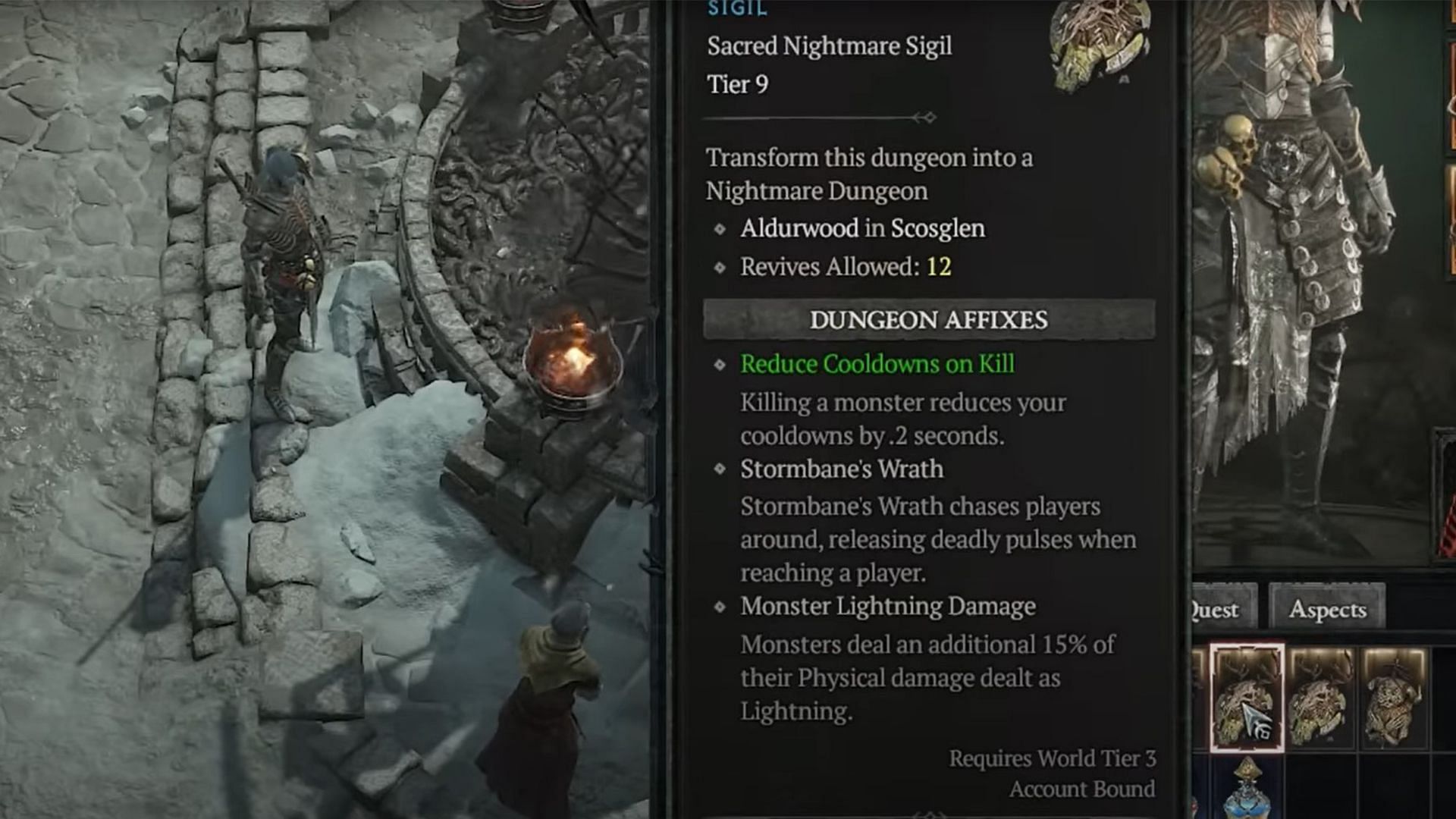 Nightmare Sigils in Diablo 4 (Image via Blizzard Entertainment)