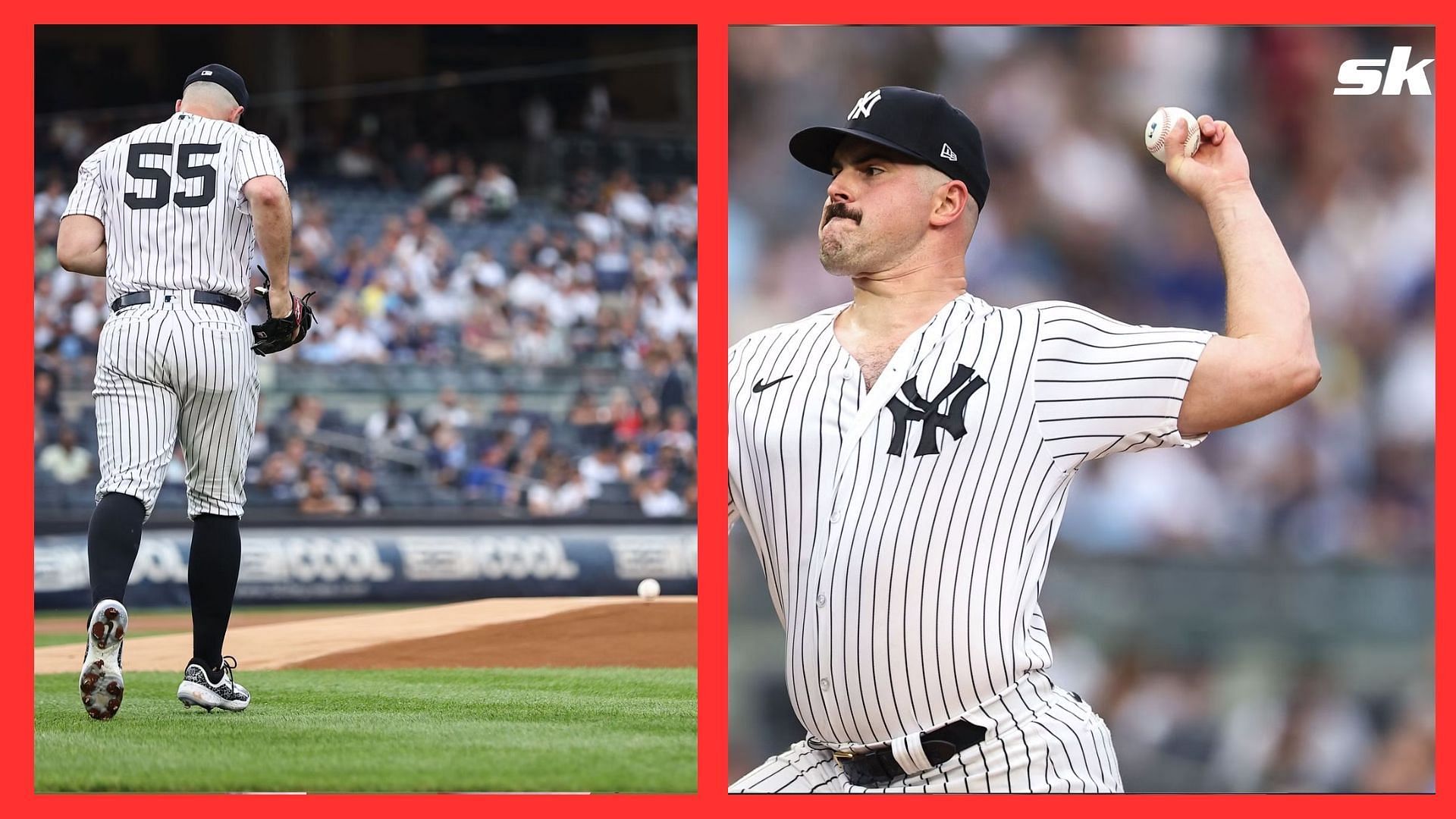 The league isn't ready for mustachioed Carlos Rodon : r/NYYankees