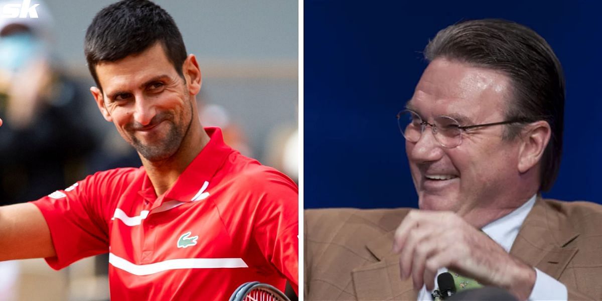 Jimmy Connors recalled a hilarious meme of Novak Djokovic