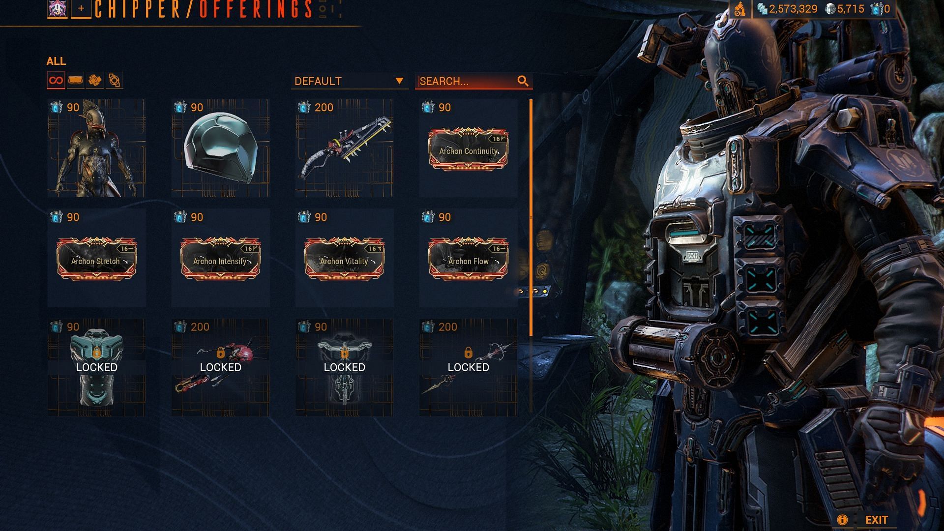 You can buy Archon mods from Chipper. (Image via Digital Extremes)