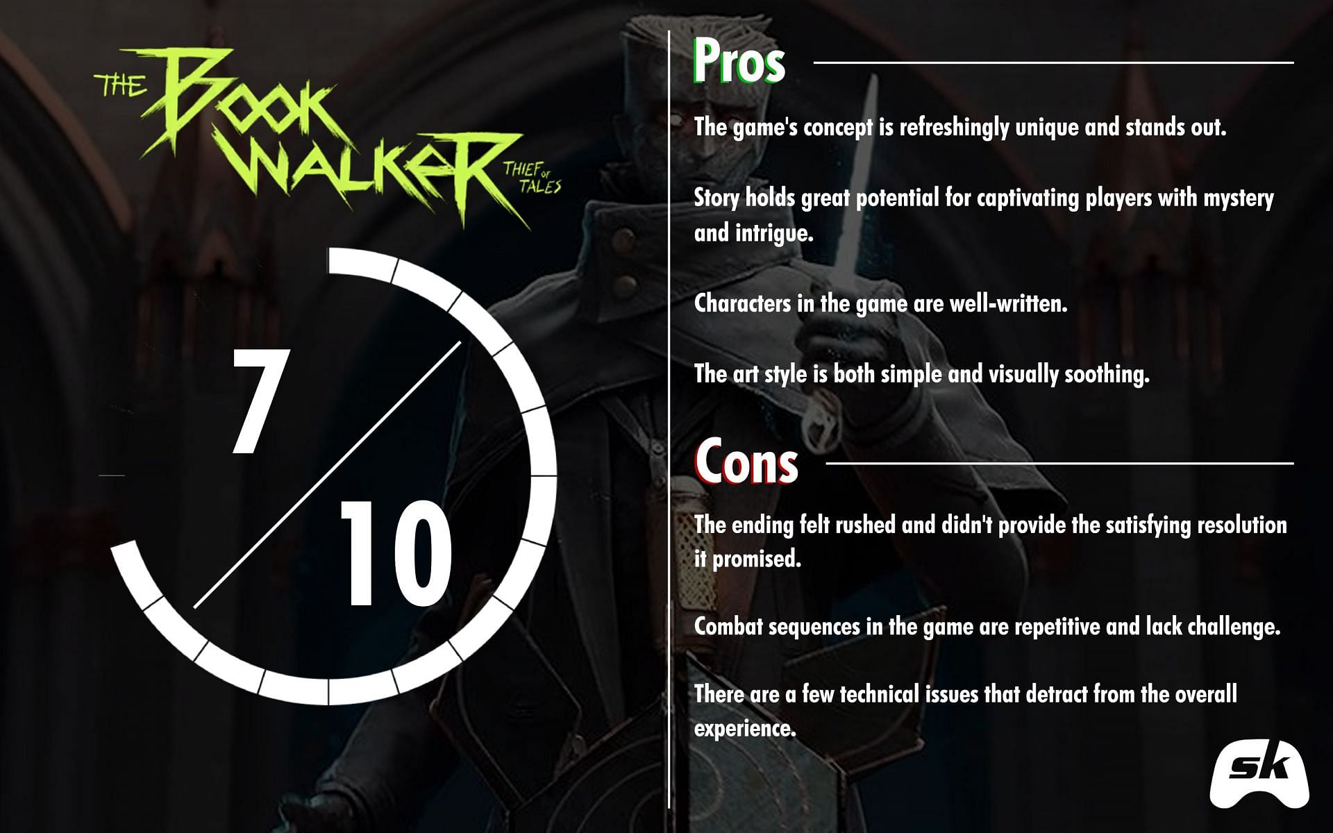 The Bookwalker: Thief of Tales scorecard (Image via Sportskeeda)