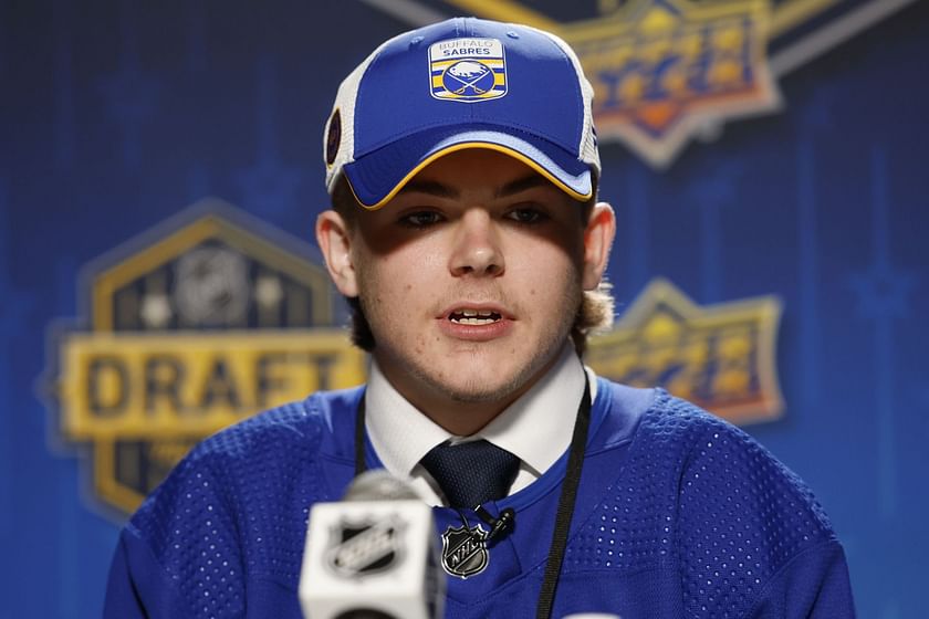 Sabres select forward Zach Benson 13th overall