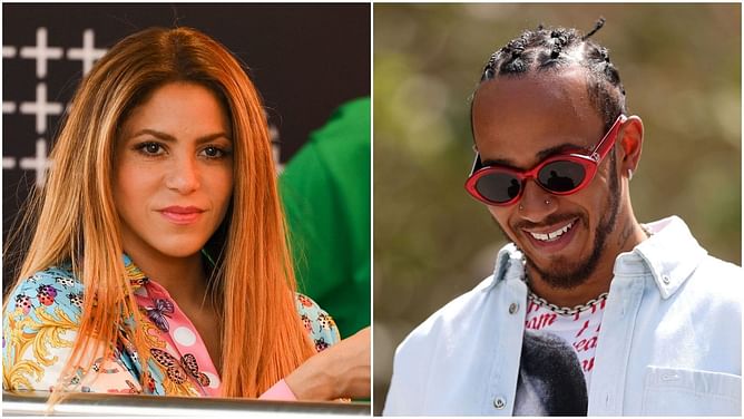Lewis Hamilton celebrates British GP podium by partying with Shakira - Reports