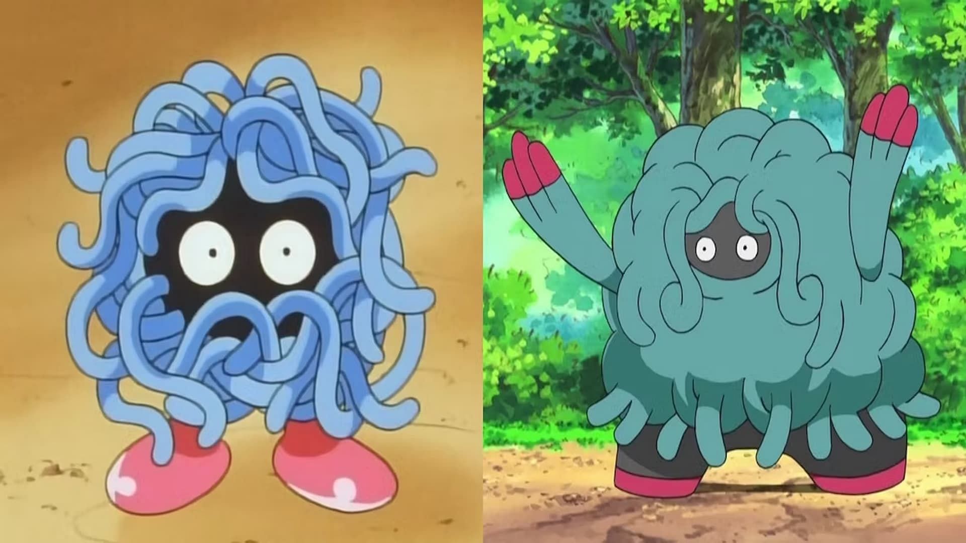 Tangela and Tangrowth - the Vine Pokemon (Image via The Pokemon Company)