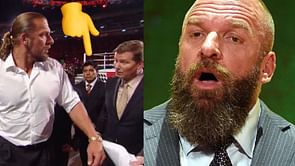 Current star shares 12-year-old photo of him escorting Triple H out of the arena