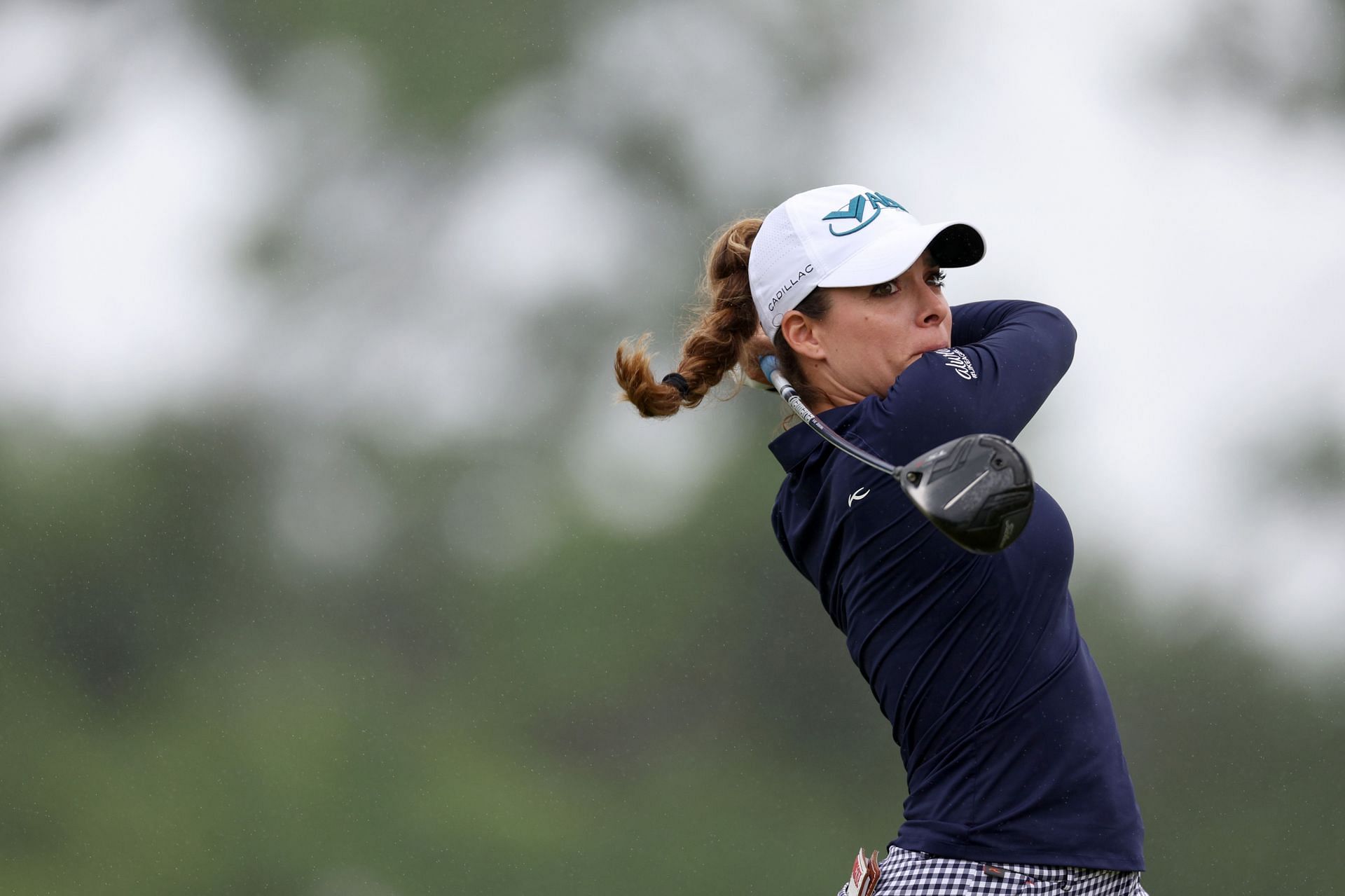 Gaby Lopez in the KPMG Women&#039;s PGA Championship 2023 (via Getty Images)