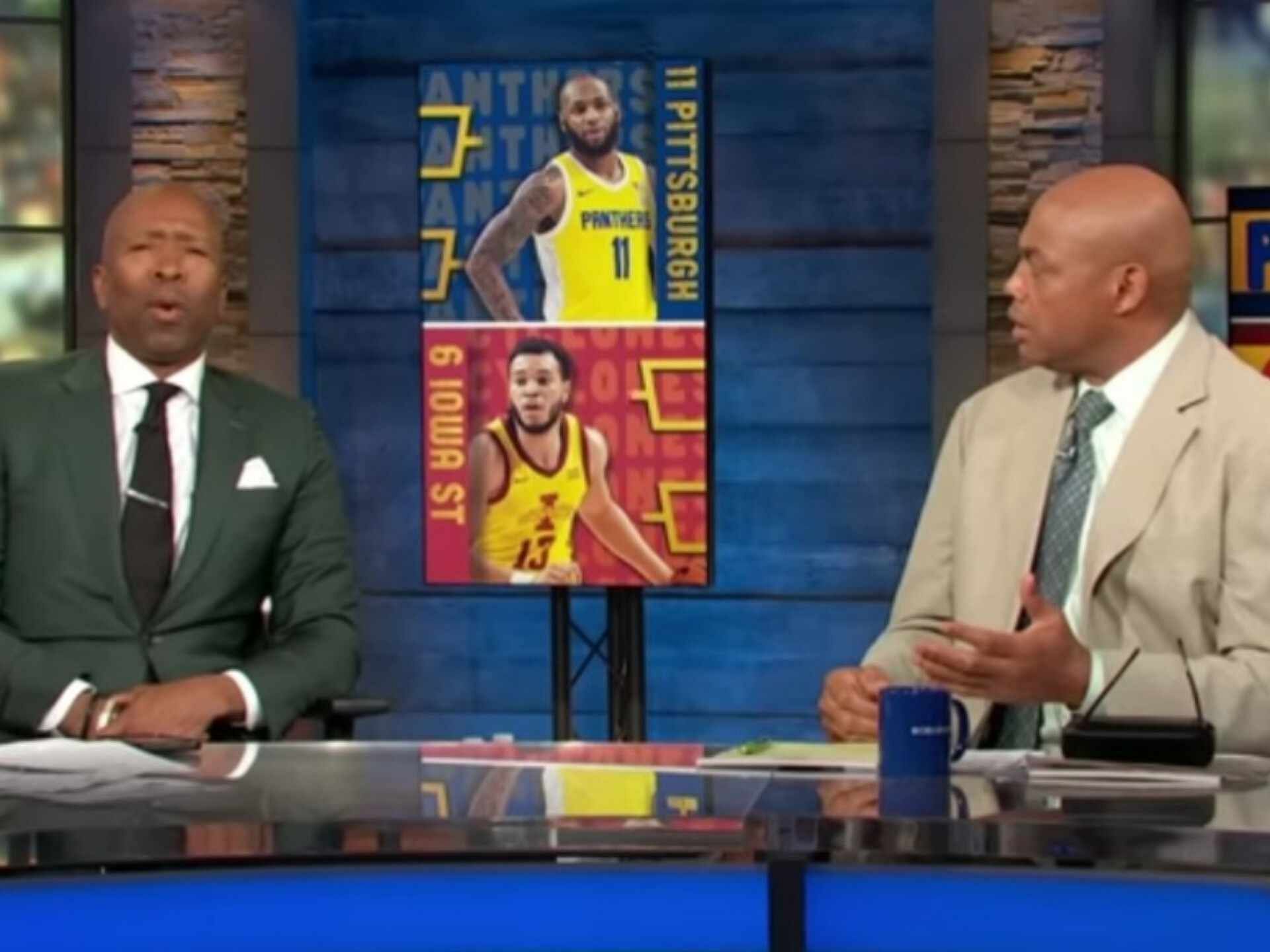 NBA on TNT co-hosts Kenny Smith and Charles Barkley