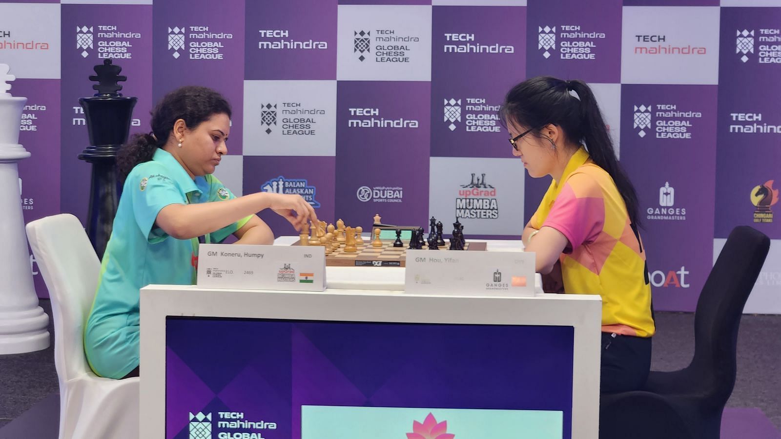Global Chess League 2023: Results at the end of June 30, Day 9