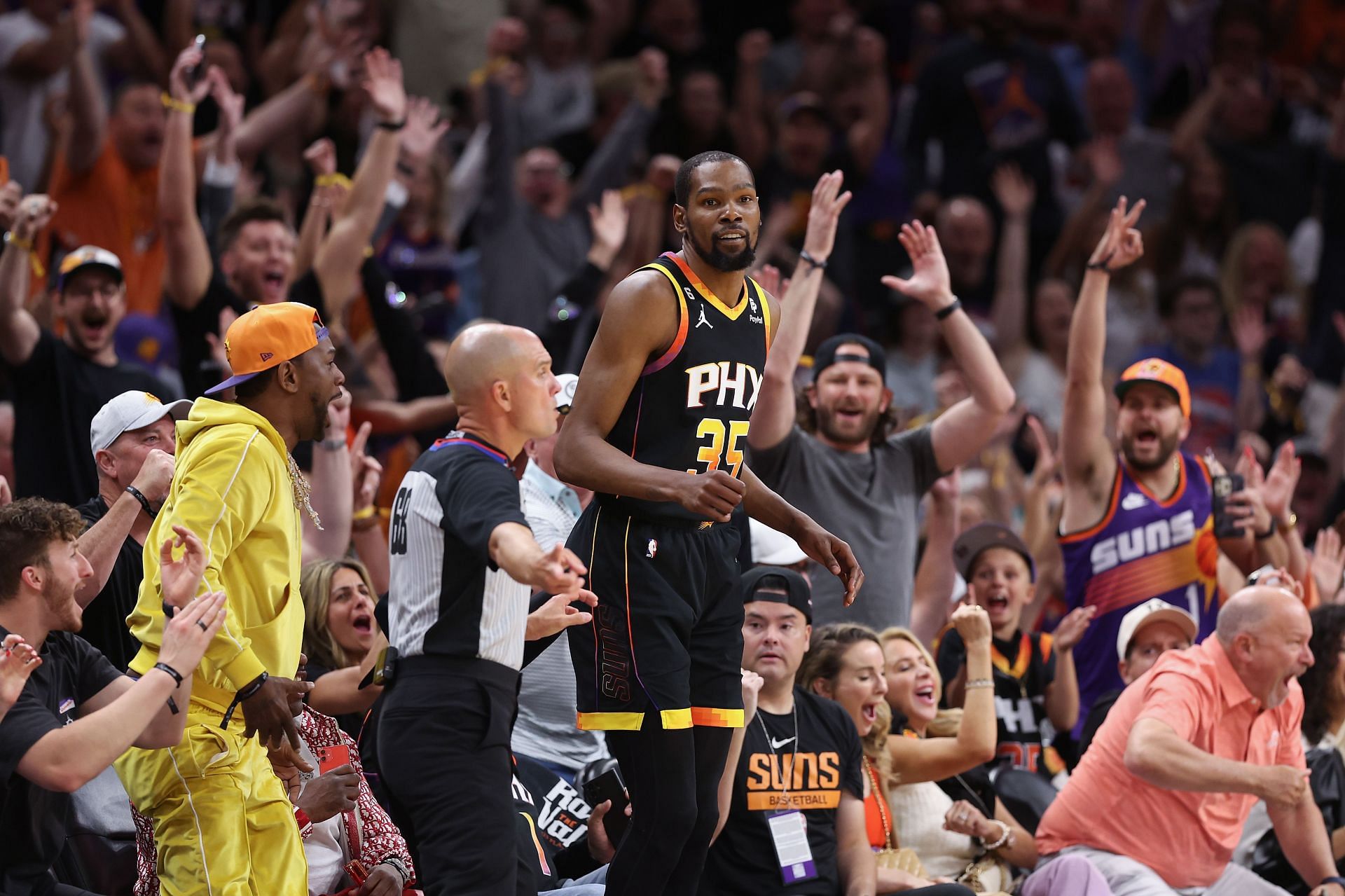 Suns in 4': Fight between Denver Nuggets and Phoenix Suns fans causes  phrase to go viral