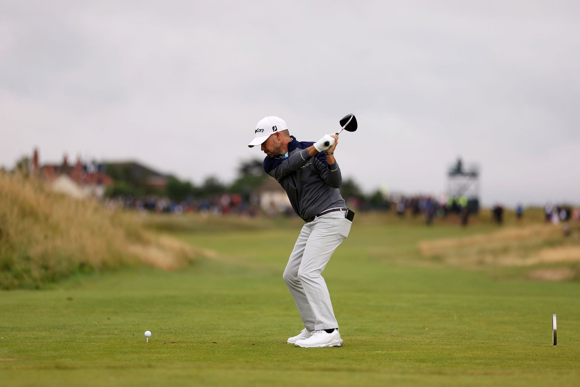 Brian Harman at The British Open (via Getty Images)