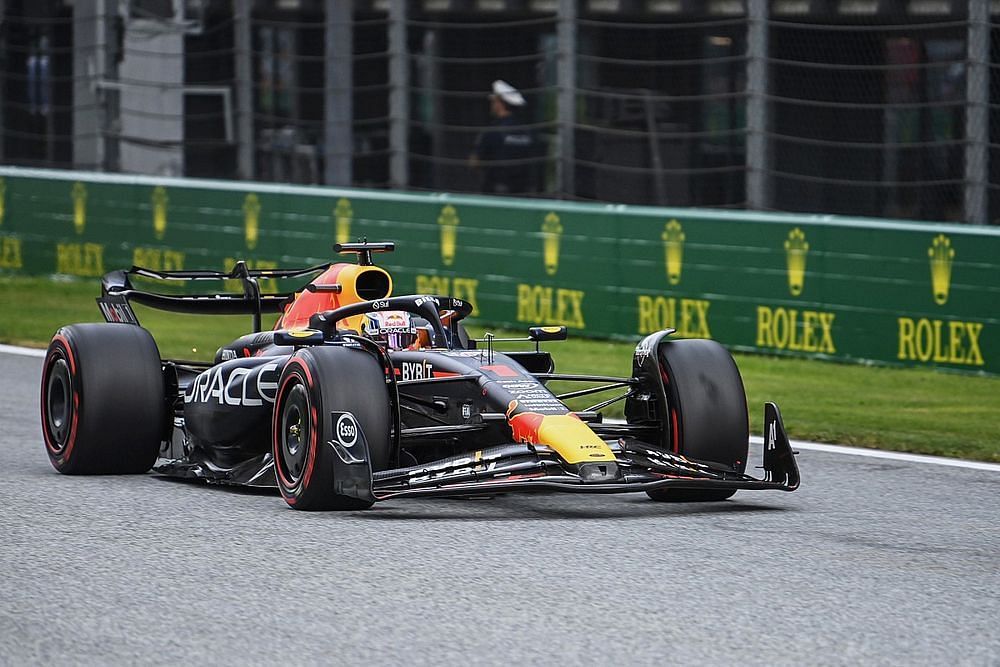 Red Bull racing on their home ground