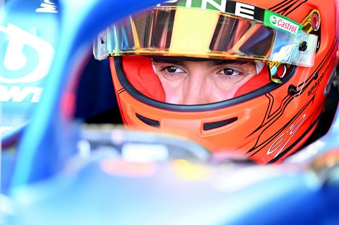 Esteban Ocon in the medical centre as his Alpine seat breaks in two in 2023 F1 Hungarian GP