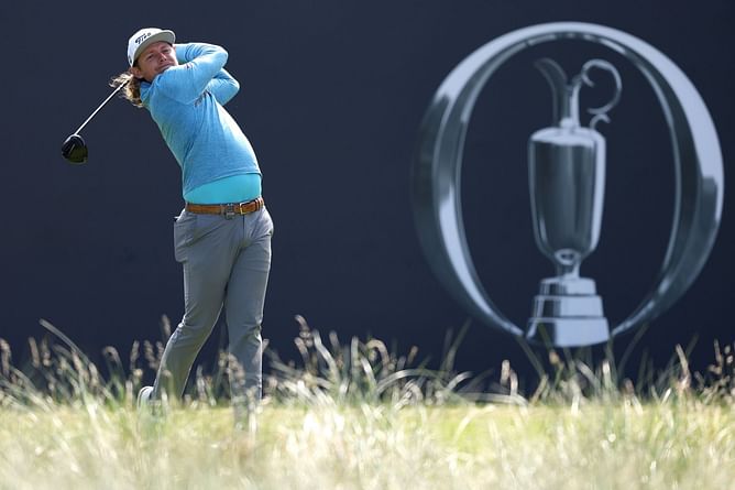 WATCH: Defending champion Cam Smith receives a big reception at the 151st Open Championship first tee