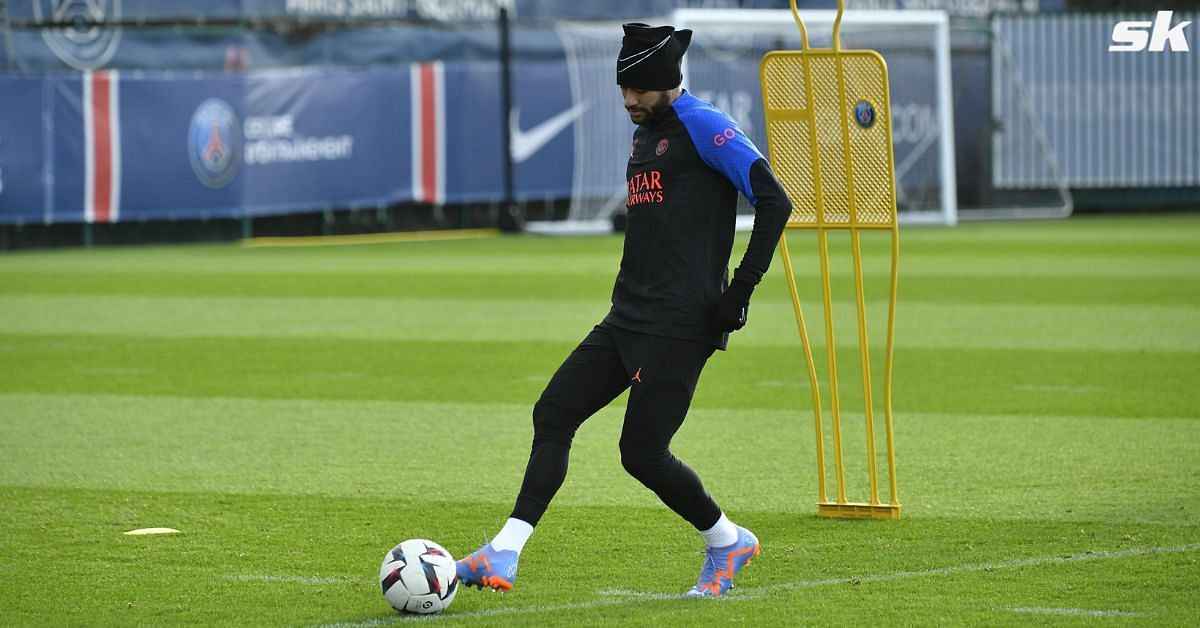 Neymar Arrives at PSG Training In a Monochrome Louis Vuitton