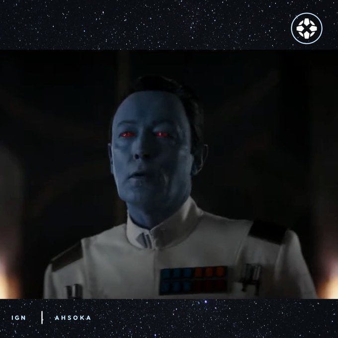 Star Wars Ahsoka show reveals first look of Admiral Thrawn