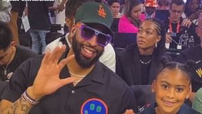 Watch: Anthony Davis makes rare public appearance with daughter Nala to catch the WNBA All-Star game