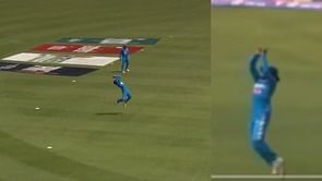 [Watch] Ravindra Jadeja takes a stunner as Mukesh Kumar claims maiden ODI wicket in 1st ODI vs WI