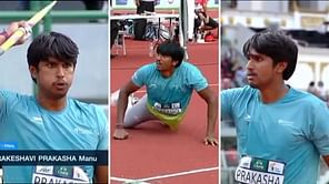 [Watch] Manu DP's sensational javelin throw of 81.01m in Asian Athletics Championships 2023