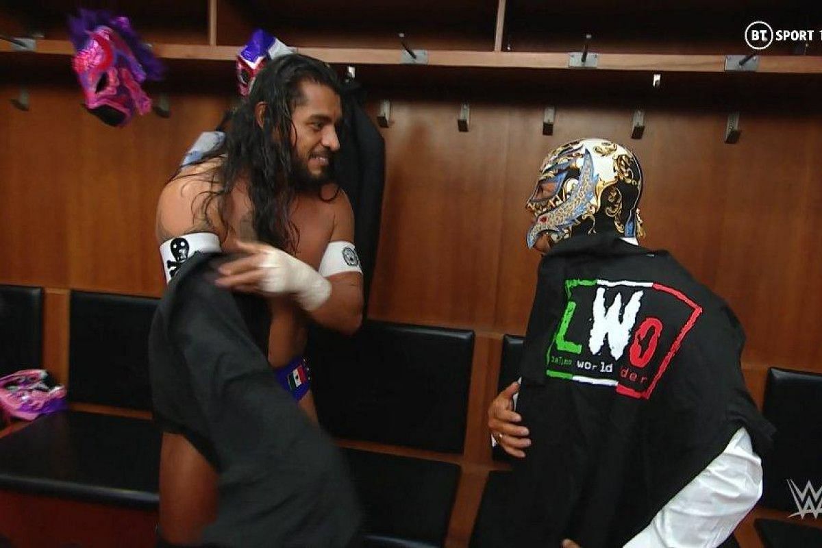 Latino World Order currently performs on SmackDown.