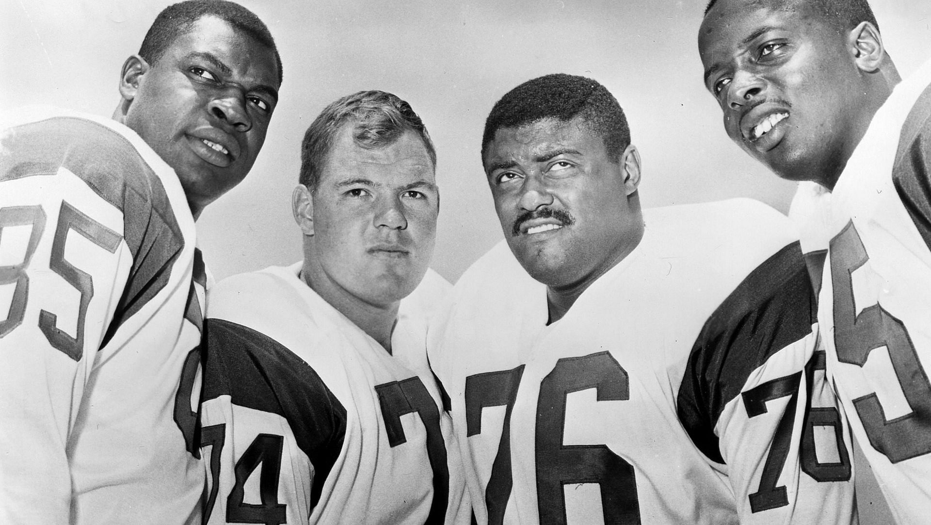 Who are the members of fearsome foursome? Former Rams D-Linemen