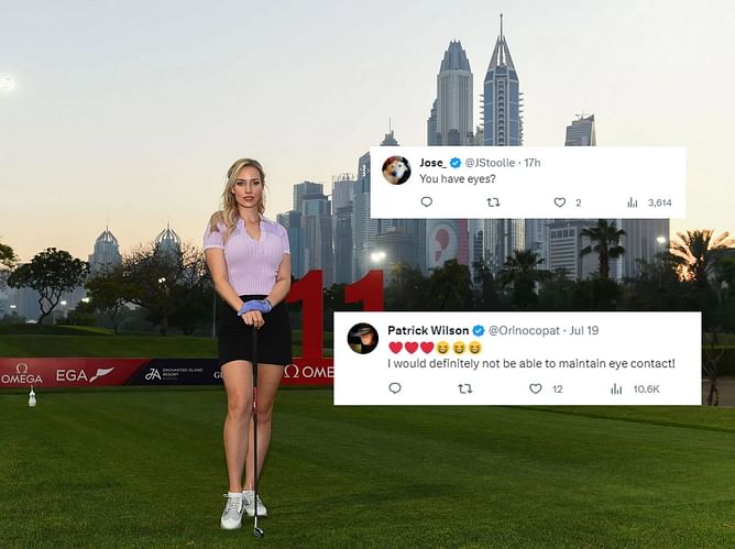 "You have eyes?" - Fans humorously react to Paige Spiranac's Phil Mickelson joke