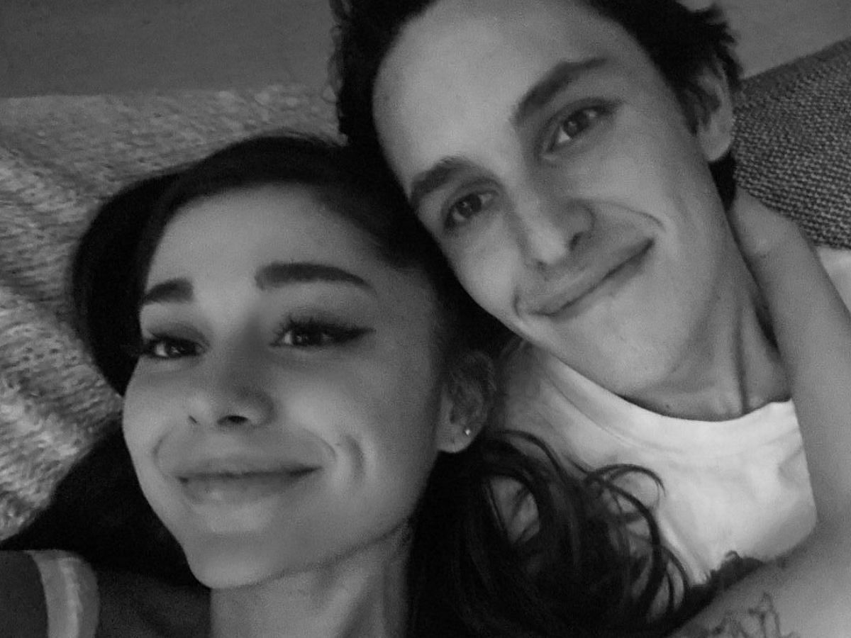 Ariana Grande with her ex-husband Dalton Gomez when they were married (Image via Instagram/@arianagrande)