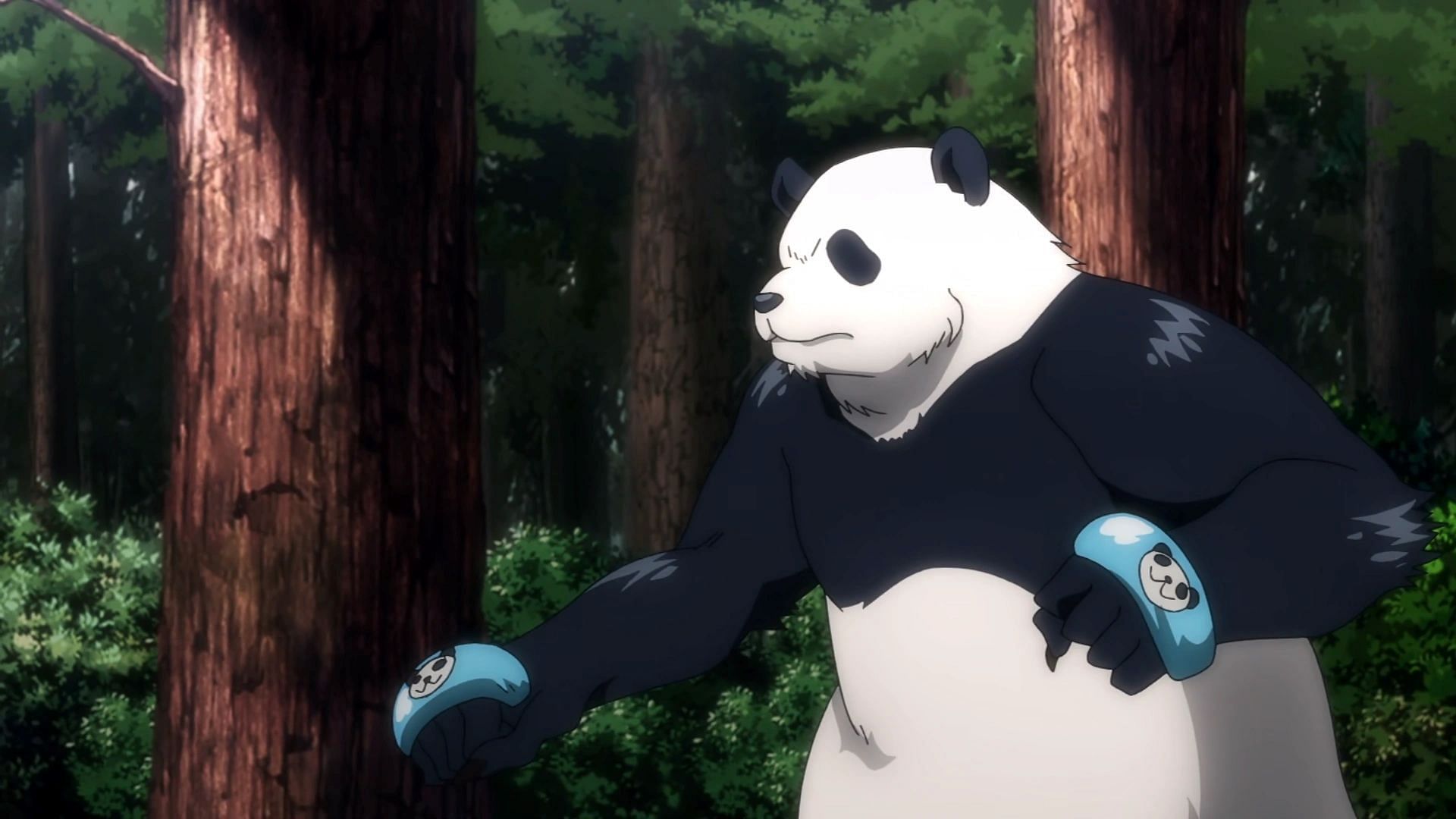 Panda as seen in the anime (Image via MAPPA)