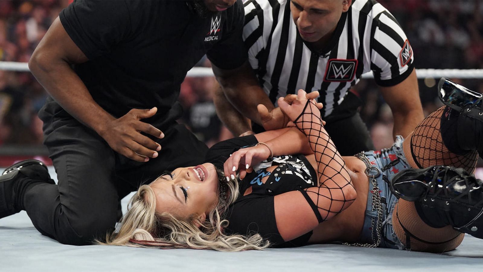 Liv Morgan was attacked by Rhea Ripley on RAW
