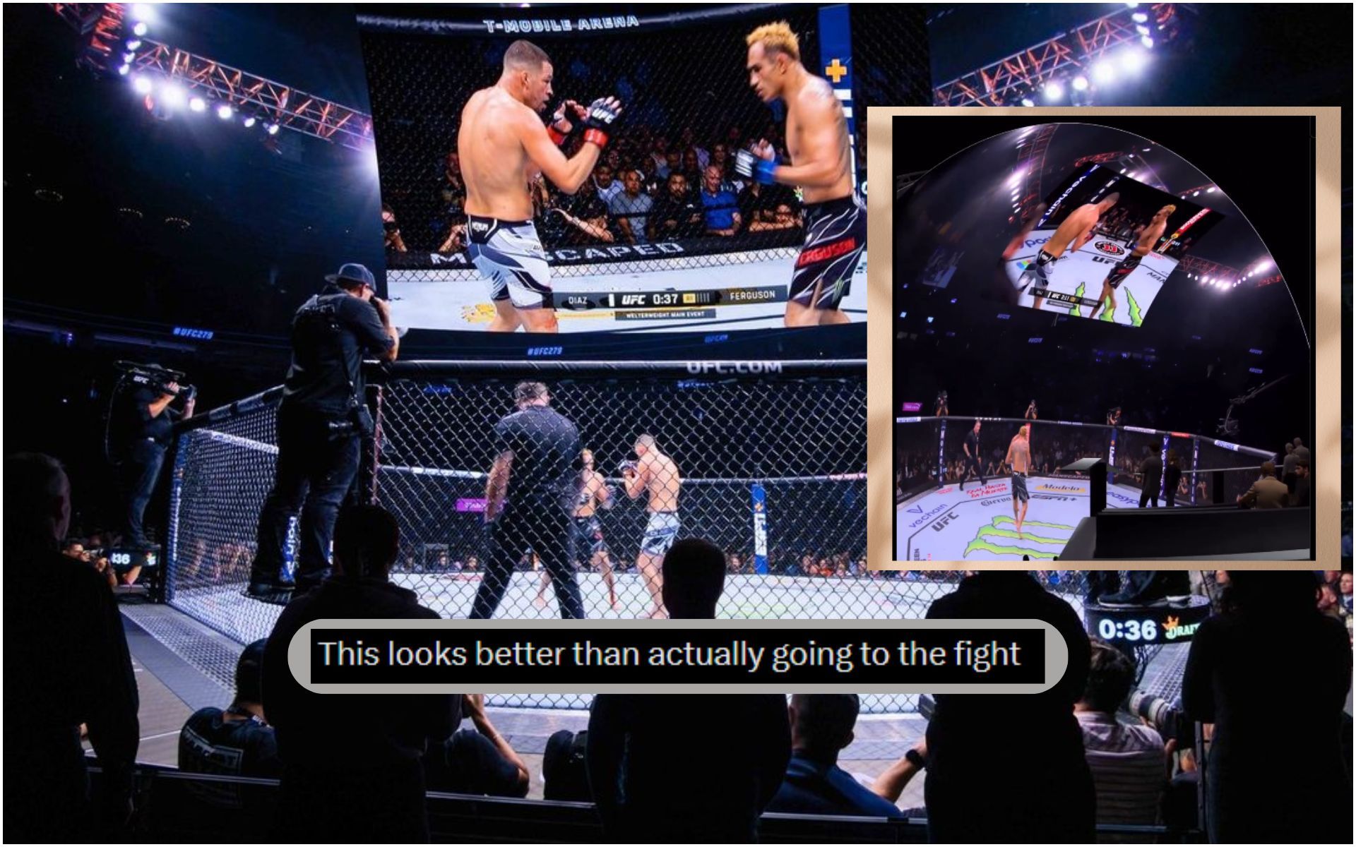 "This is how judges should watch fights" - UFC fights in 8k at the Cosm Experience Center in Salt Lake City has fans awestruck