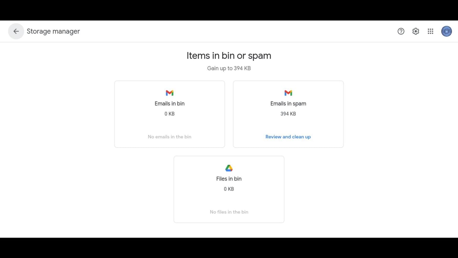How to easily clean up Google account storage