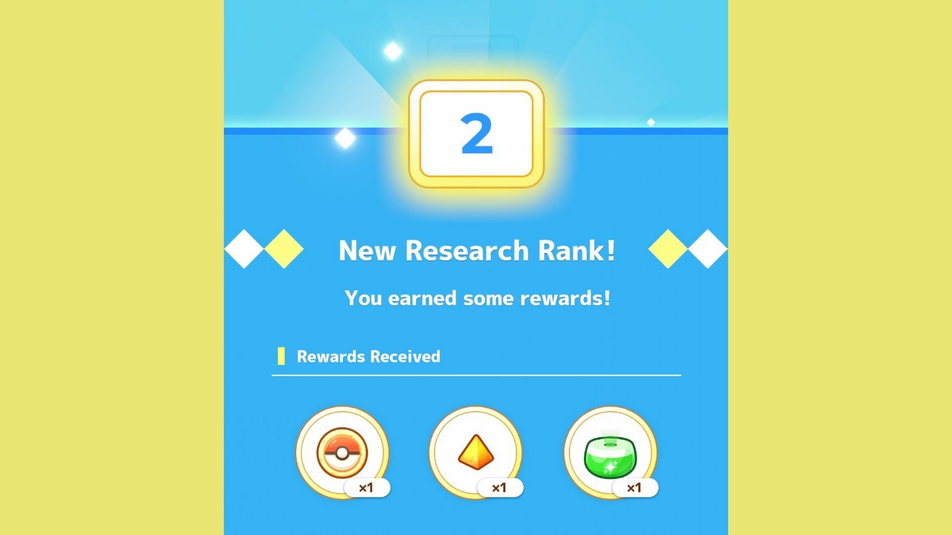 Make progress through Research (Image via The Pokemon Company)