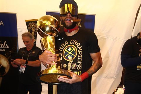 Bruce Brown with Trophy