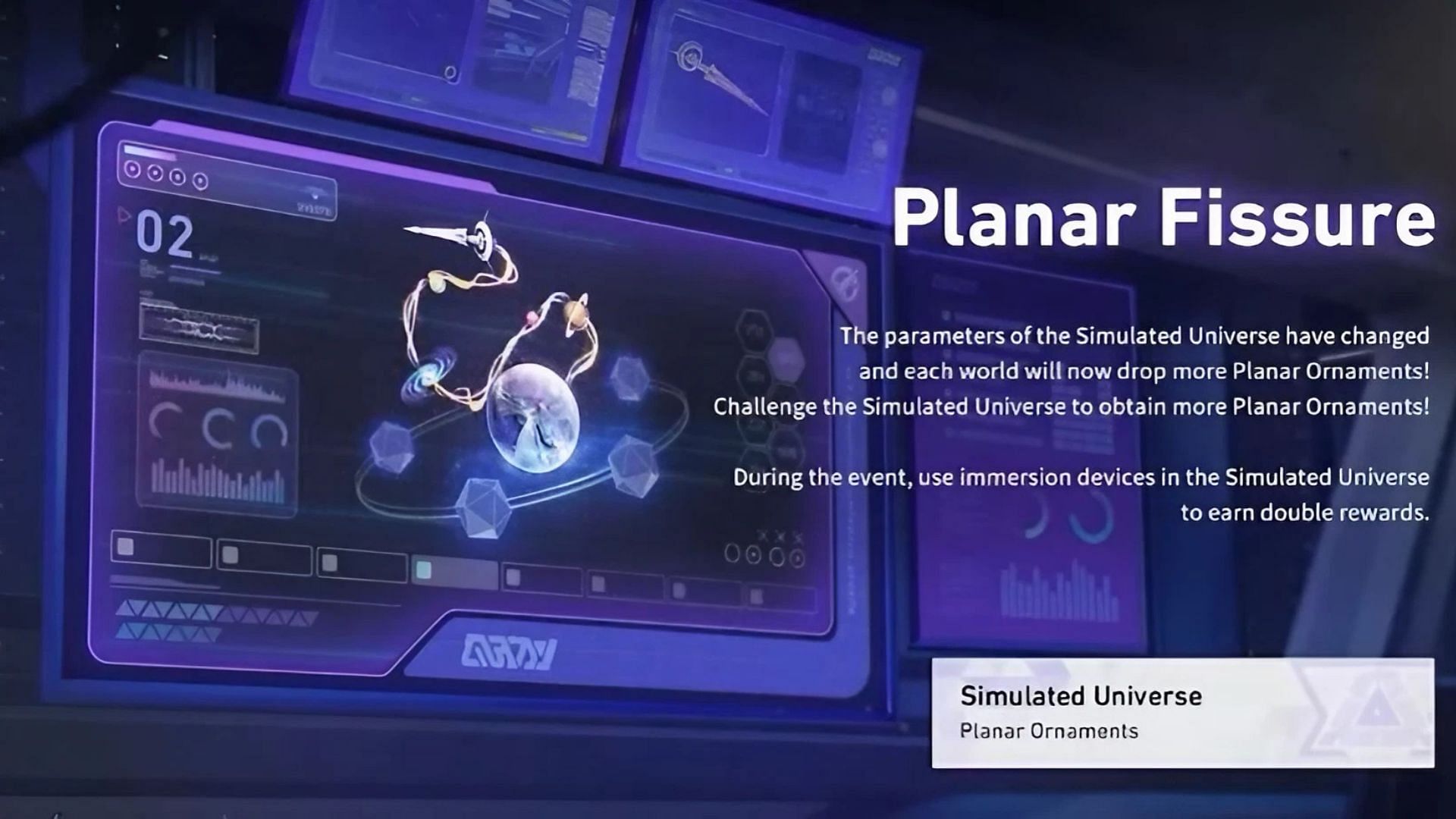 Planar Fissure event will return in version 1.2 (Image via HoYoverse)