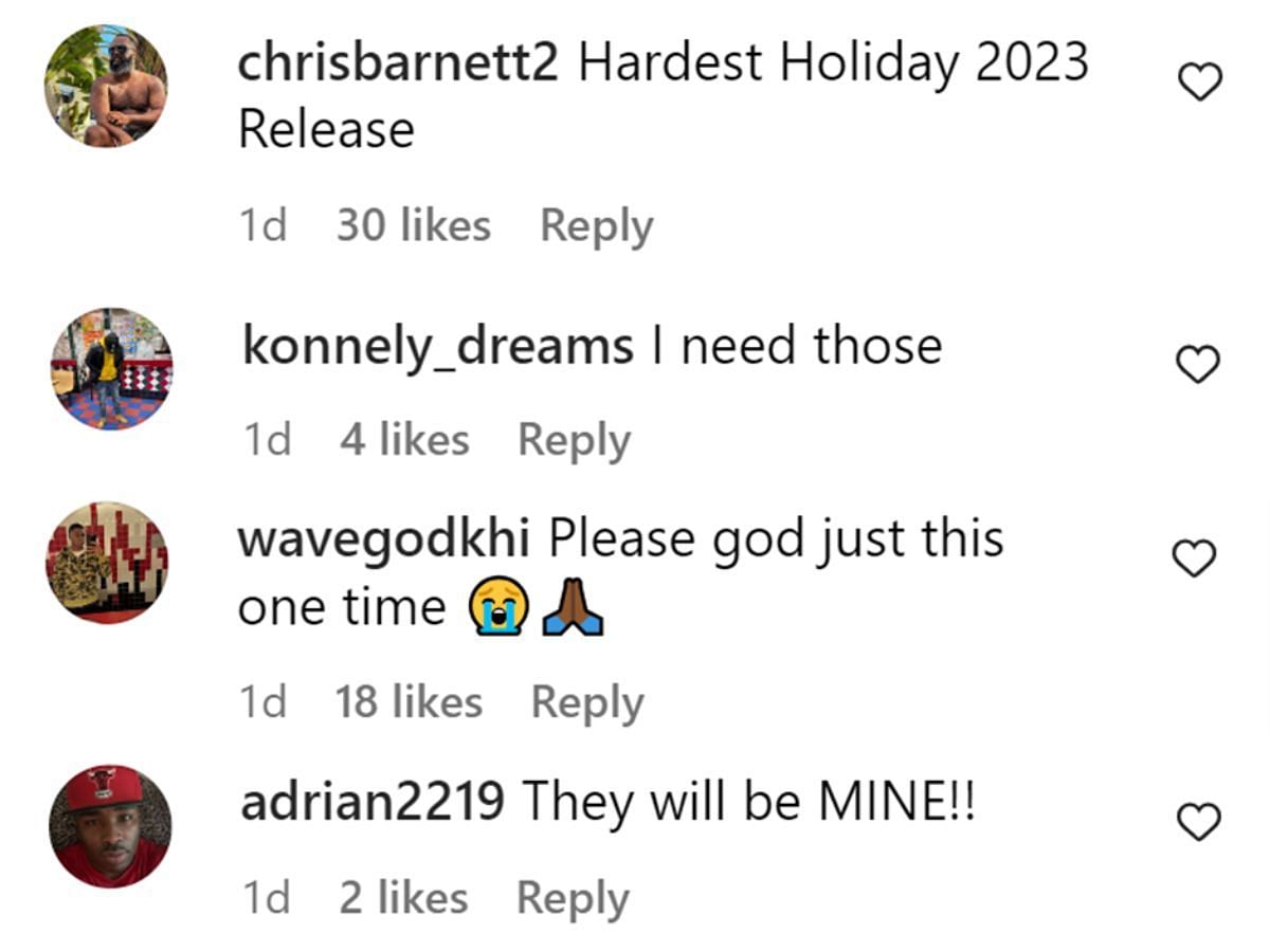 Kobe fans react to the news of the shoes&#039; release in December (Image via Instagram)