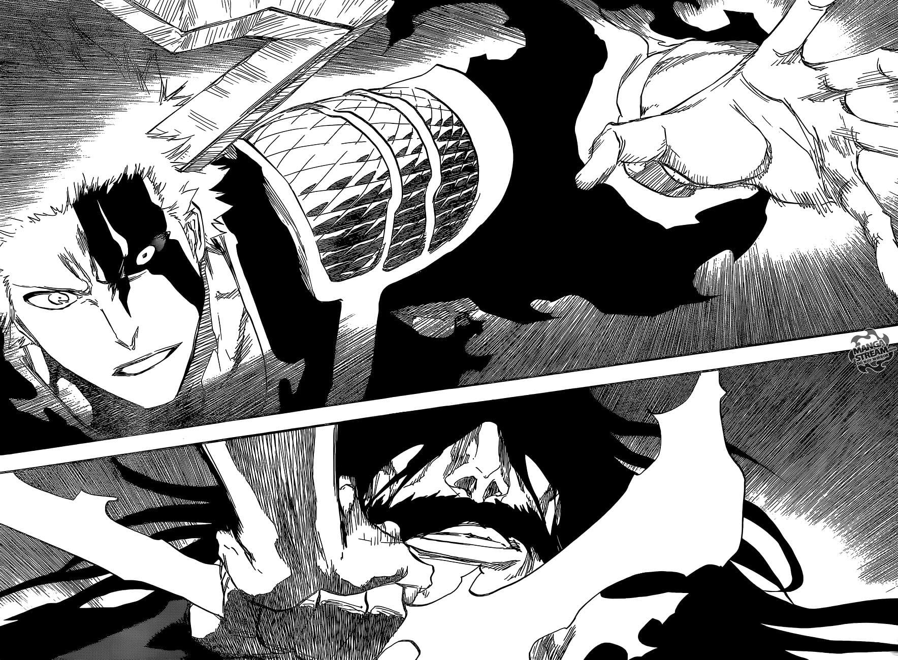 A panel from the fight between Yhwach and Ichigo (Image via Tite Kubo/Shueisha)