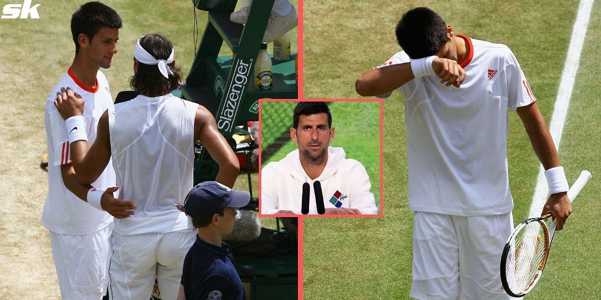 Novak Djokovic lost to Rafael Nadal in the 2007 Wimbledon semifinal.
