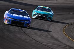 WATCH: Drivers view of what happened between Kyle Larson and Denny Hamlin at Pocono