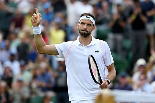 Grigor Dimitrov at the 2023 Wimbledon Championships