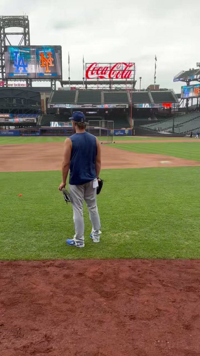 WATCH: Clayton Kershaw's son Charley shows off impressive wind up